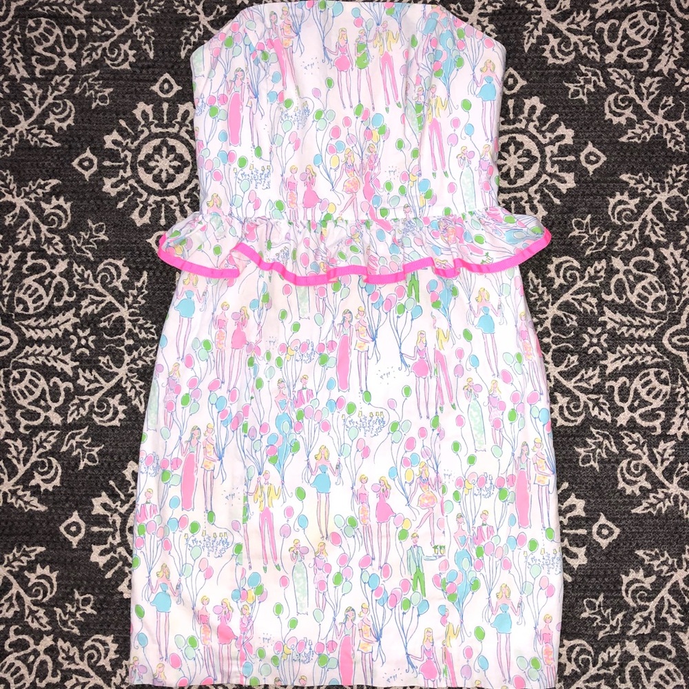 Lilly Pulitzer Peplum Dress